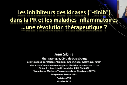 Pr Jean Sibilia : Les inhibiteurs des kinases (« -tinib »)