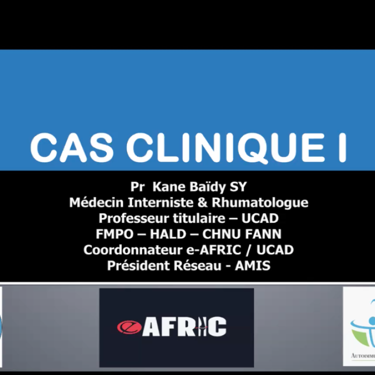 Pr KANE : Feedback Cas Clinique N°1